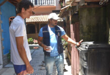 Ilha Grande: campanha orienta sobre descarte de lixo na Vila do Abraão