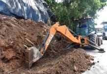 Rua Prefeito João Gregório Galindo, em Angra, recebe ações após chuvas