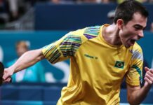 Copa do Mundo de Tênis de Mesa: Calderano vence francês e vai à semi